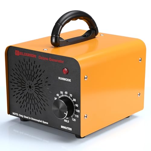High-Capacity 80,000mg/h Ozone Air Purifier for Odor Removal - Home, Kitchen, Car & Office