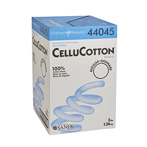 Cellucotton Hair Care Coil Cotton for Perm Solutions, White, 3Lbs