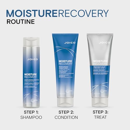 Joico Moisture Recovery Moisturizing Shampoo | For Thick, Coarse, Dry Hair | Replenish Moisture | Restore Smoothness & Elasticity | Reduce Breakage | Increase Strength | With Jojoba Oil & Shea Butter
