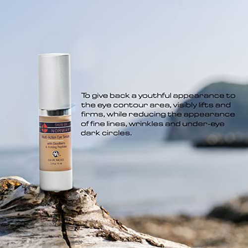 Geir Ness Skin of Norway Multi-Action Eye Serum - Cloudberry & Firming Peptides - Illuminate Dark Circles - for Tired and Puffy Eyes