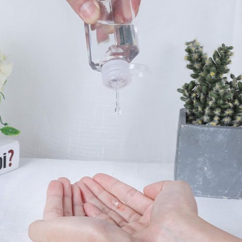 50 Pack Refillable Travel Bottles 2oz Leakproof Cosmetic Containers