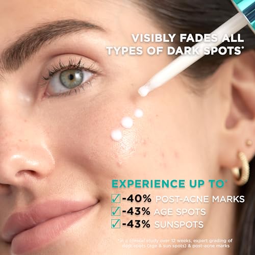 L¡¯Or?al Paris Bright Reveal 12% [Niacinamide + Amino Sulfonic + Ferulic] Dark Spot Serum 1oz + Moisturizer Sample