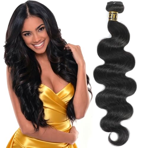 22 Inch Unprocessed Brazilian Body Wave Hair Bundles - Natural Black