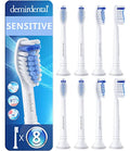 Sensitive Replacement Toothbrush Heads for Sonicare White - 8 Pack