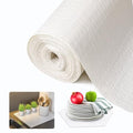 Beautysaid Non Slip White Shelf and Drawer Liner 20W x 360L for Kitchen Cabinets