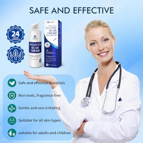Silicone Scar Gel for Surgical & Acne Scars - 1.65 oz