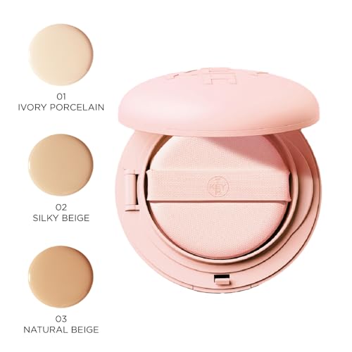KEYTH SILKY FIT COVER CUSHION #03 NATURAL BEIGE (15G, 0.52 OZ.) / Porcelain-smooth, Long-Lasting, Lightweight, Flawless Coverage, Velvet Finish, Cynanchi Radix Extract, Ha-dong Rice Extract
