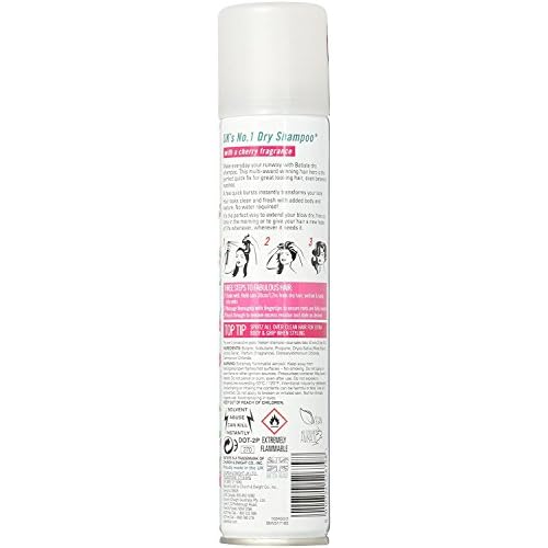 Batiste Dry Shampoo, Cherry 6.73 oz (Pack of 4)