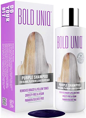 Purple Shampoo & Conditioner Duo for Blonde Hair - Brass Banishing, Sulfate-Free, Vegan