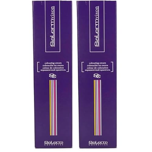 Salermvison Hair Coloring Cream #7.735 Chocolate Blonde Brazil, 2.3 Ounce (Pack of 2)