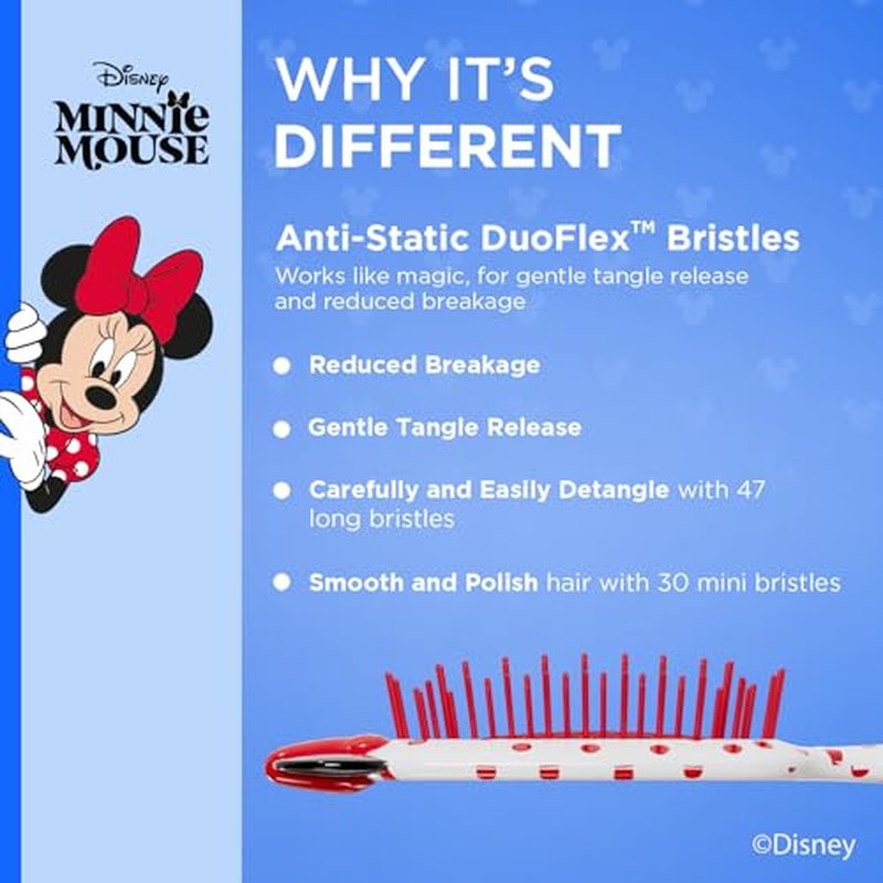 Kristin Ess Style Assist Medium Detangling Hair Brush For Thick, Thin, Straight, Curly, Wavy + All Hair Types - Detangling + Shine Boosting Salon Brush