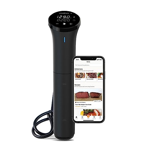 Anova Nano Sous Vide Cooker 3.0 - Black, 800W, WiFi & Touch Screen