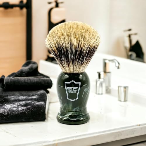 Parker The King Oversized 3-Band Badger Shaving Brush - Premium Lather & Gift