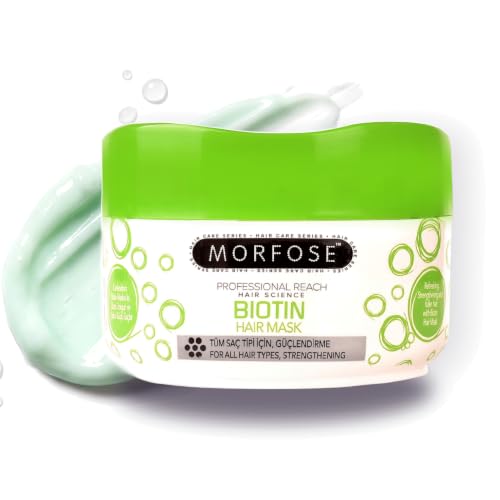 Morfose Biotin Hair Mask for Dry Damaged Hair - Botin Variation, 16.9 Fl Oz