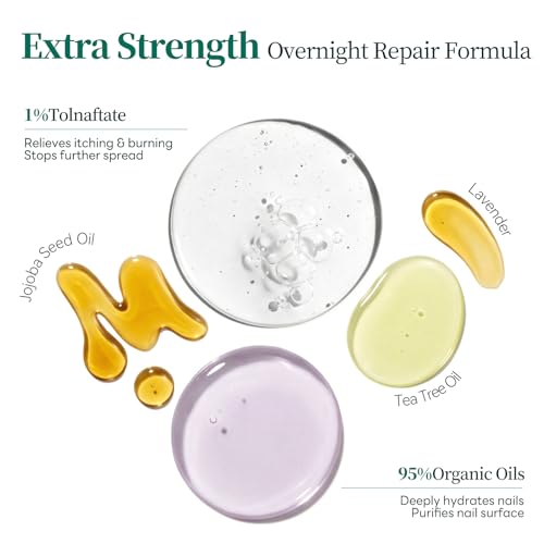 Nighttime Antifungal Pen with 1% Tolnaftate - Extra Strength, FSA/HSA Eligible, 0.25 Fl Oz - White - Apuree