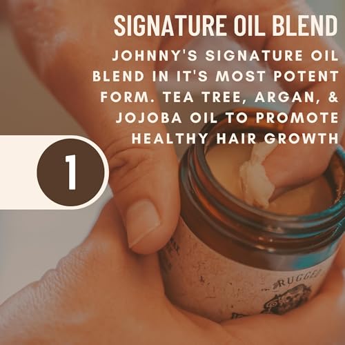 Johnny Slicks Original Oil-Based Pomade for Men, 4 oz - Low Hold, High Shine, Multi-purpose Grooming