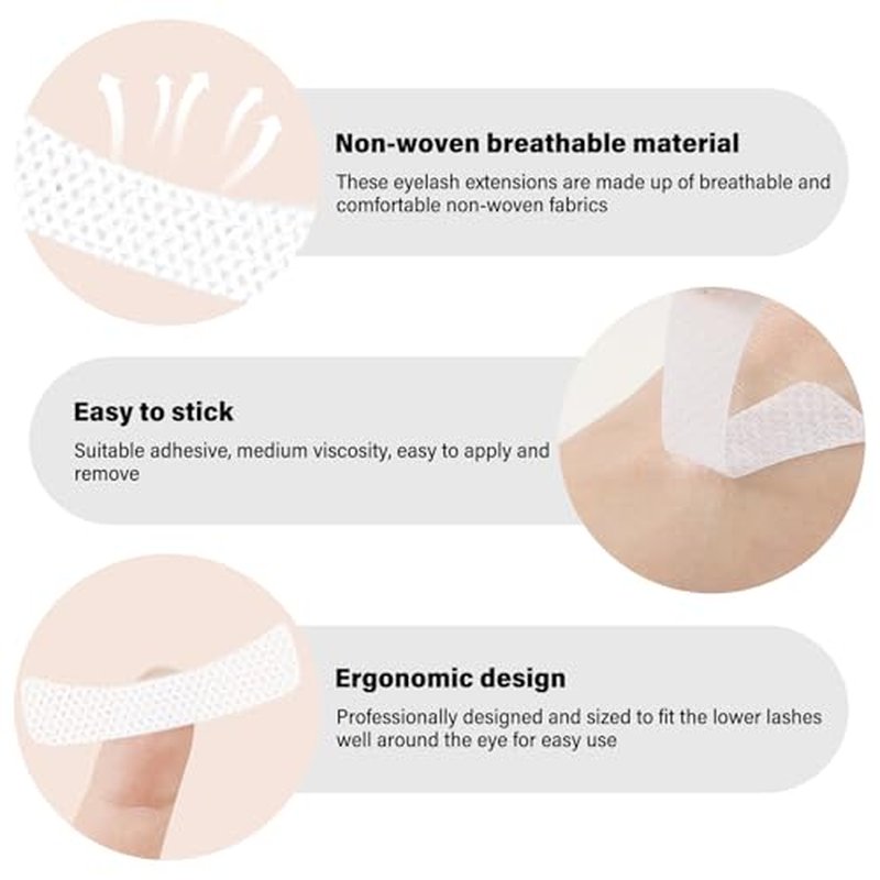 50 Pairs Eyelash Extension Stickers, Lash Extension Under Eye Stickers, Lash Mapping Stickers, Eye Lash Isolation Pads for Individuals Beauty Salons Grafting Training