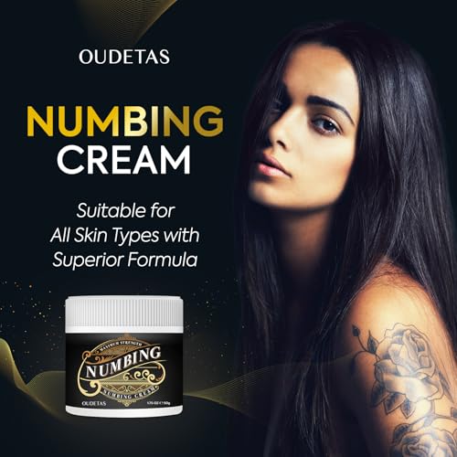 Oudetas Extra Strength Numbing Cream with Emu Oil & Arnica - 1.39 Fl Oz