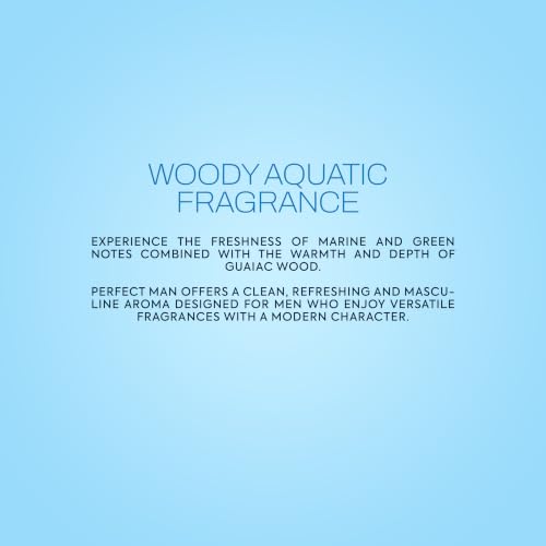 Men's Woody Aquatic Eau de Parfum Spray - 200ml, Fresh & Long-Lasting, Variation: Seduction Man