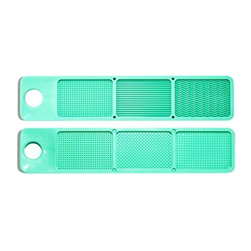 Mat Makeup Brush Cleaner - Exfoliating Pad for Deep Cleaning Foundations Brushes