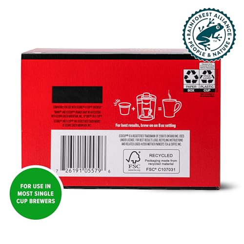 Wawa Mild Roast Coffee Pods - Unflavored, 6 Boxes (72 Pods) - Responsibly Sourced Single Serve Coffee