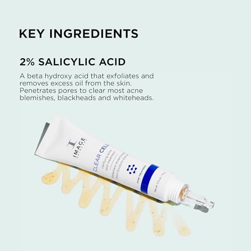 Acne Spot Treatment with Salicylic Acid - Clear Skin & Pore Minimizer, 0.5 oz