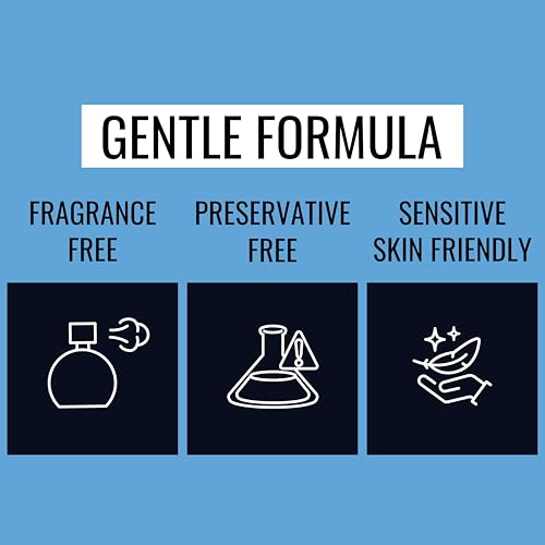 Nighttime Eyelid Moisturizer for Dry Skin - Preservative-Free Gel, 0.35 Oz