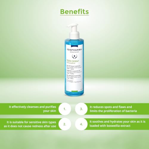Sensitive Skin Moisturizing Gel - 250ml Skin Care for Teens
