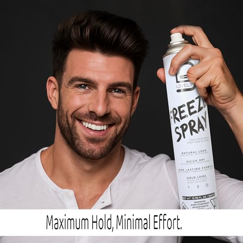 L3 Level 3 Hair Spray - Extra Strong Hold, Long Lasting, 13 Fl Oz, Pack of 2