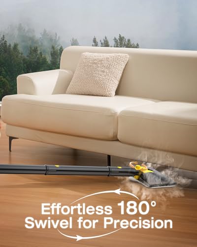 LABIGO Gray 10-in-1 Multi-Surface Steam Mop & Handheld Cleaner