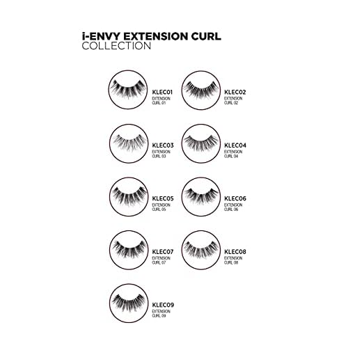 i-Envy 3 Pairs False Eyelashes L Curl Natural Lashes Salon Lash Extension Effect