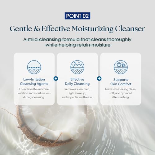 Gentle Foaming Facial Cleanser with Ceramide for Sensitive Skin - 250ml