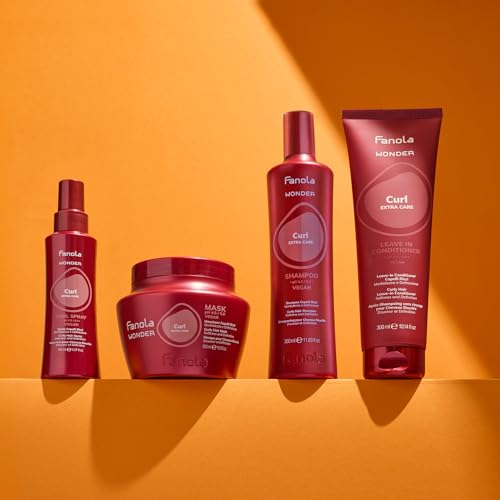 Fanola Wonder Curly Hair Shampoo Hydrating & Frizz Control 11.83 oz