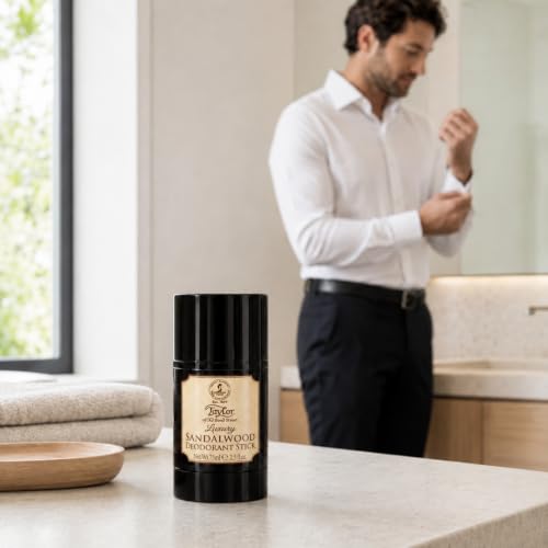 Men's Sandalwood Deodorant Stick - Classic Masculine Fragrance, 2.5 oz