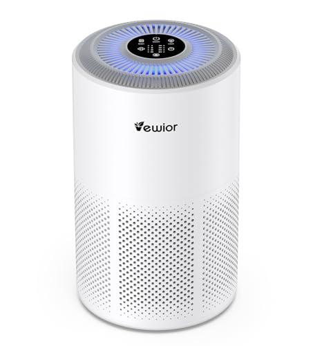 White VEWIOR Air Purifier for Large Rooms Up to 1800 ft² with HEPA Filter