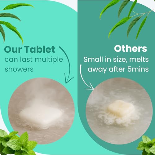 REVIV Shower Steamers Aromatherapy ? 15 Long-Lasting Eucalyptus & Mint Shower Bombs for Stress Relief and Sinus Support ? Self Care Spa Gifts for Women & Men ? Christmas Stocking Stuffer