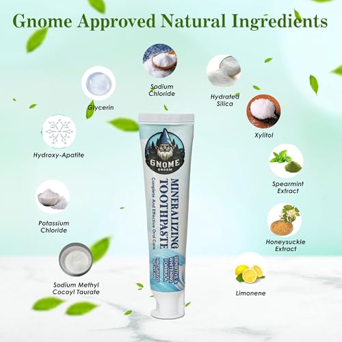 Mineralizing Toothpaste for Sensitive & Whitening Teeth - All Ages, 3 Pack