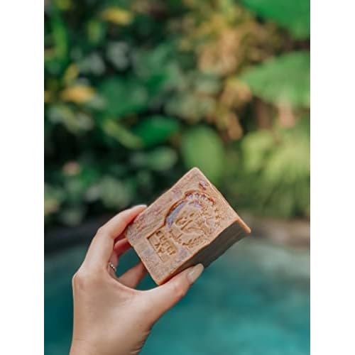 Traditional Ghar Soap 2-Pack | Handmade with Olive and Laurel Oils | Gentle, All-Natural Soap for Face & Body & Hair, Suitable for All Skin Types | 60% Olive Oil & 40% Laurel Oil (2x180g / 2x6.34oz)