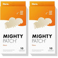 Mighty Patch Nose Pimple Patches from Hero Cosmetics, Large Hydrocolloid Pore Strips, Dermatologist Approved, Overnight, Pimple Stickers to Absorb Acne Nose Gunk, 10 Count (Pack of 2)