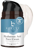 Hyaluronic Acid Moisturizer for Face - Unscented, 1.58 oz USA Made Organic