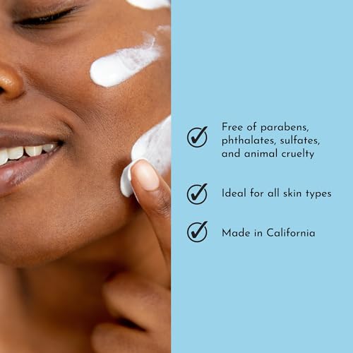 BOLDEN Hydrating Cleanser | Moisturizing Daily Face Wash for Dry, Sensitive Skin | Non-Stripping & Fragrance Free | 3.4 fl oz (Pack of 2)