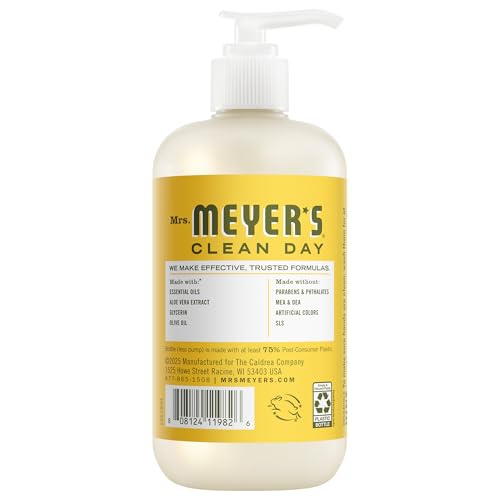 Mrs. Meyer's Dandelion Liquid Hand Soap - 12.5 Fl Oz, Pack of 6