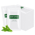 200 pack Travel Size Body Lotion Bulk Individually Wrapped - Refreshing Mini Lotion Single Use Supplies for Homeless Care Hotel Guests, White Tea Scent,0.35 fl oz/10ml
