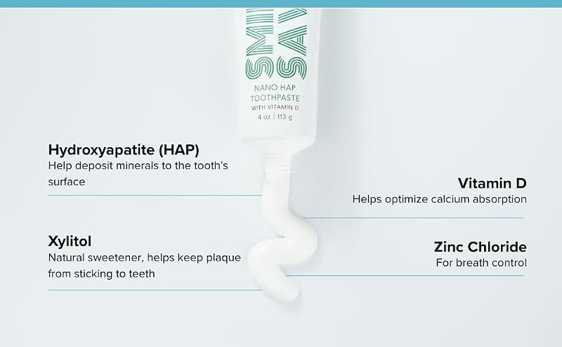 Intelliwhite Hydroxyapatite & Vitamin D Fluoride-Free Toothpaste 8oz - Repair & Protect