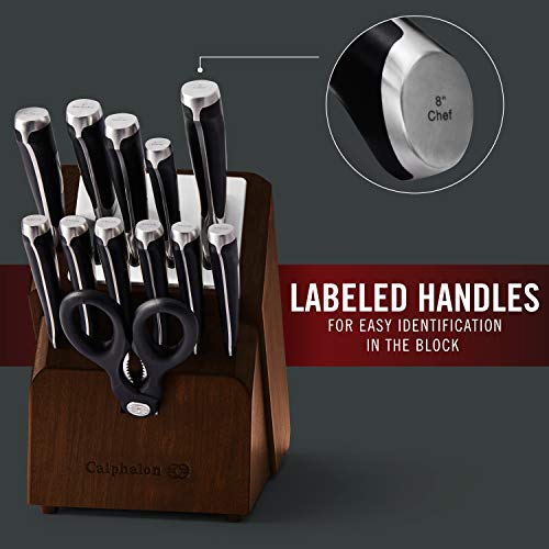 Self-Sharpening Kitchen Knife Set with Nonstick Blades - 13 Pieces
