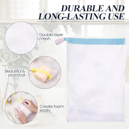 Hushee Soap Mesh Bag Exfoliating Soap Saver Pouch Foam Net - Variation 240