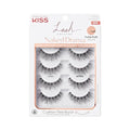 KISS Naked Drama, False Eyelashes, 'Multipack Taffeta', 14mm, Includes 4 Pairs Of Lashes, Easy to Apply, Reusable Lash Clusters