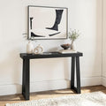 46 Inch Black Console Table - Classic Wood Entryway & Living Room Accent - Variation of THIS listing