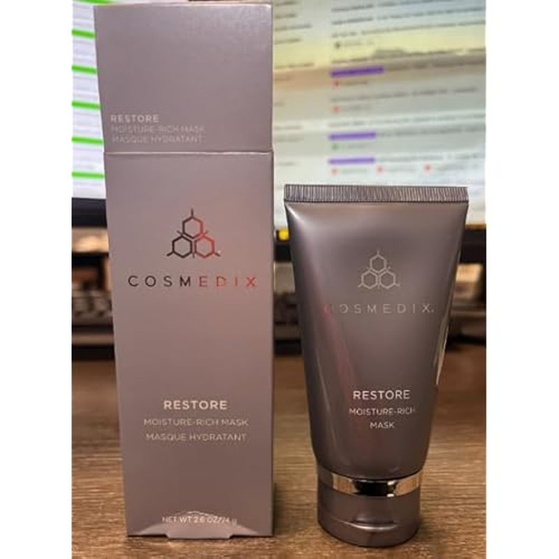 COSMEDIX Restore Moisture-Rich Face Mask Skin Care - Ultra-Nourishing Facial Mask for Dark Spots, Acne Scars & Uneven Skin Tone - Deep Pore Cleansing for Clear, Bright & Fresh-Looking Skin