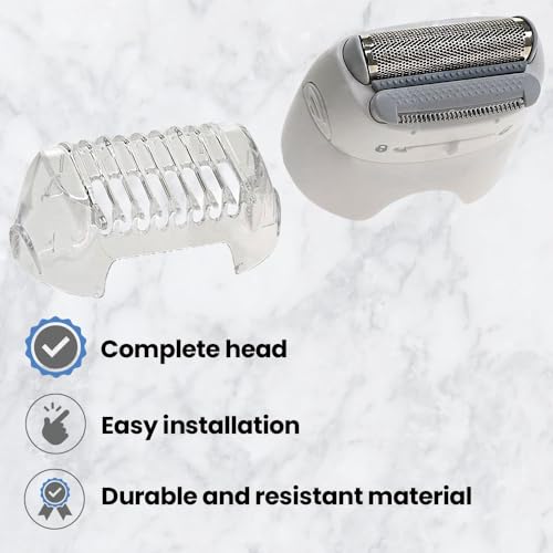 Braun Epilator Replacement Head for Silk-épil Series 7 & 9, Waterproof Shaver